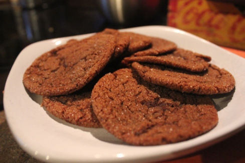 Old Fashioned Molasses Cookies with Fresh Ginger, by Grow and Resist